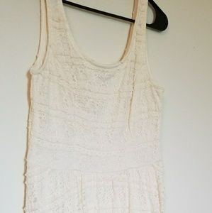 White lace dress